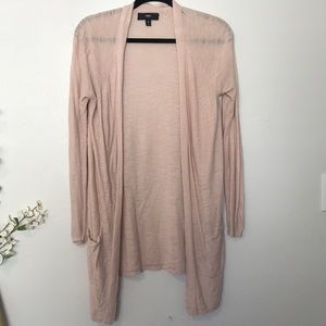 Blush pink cardigan